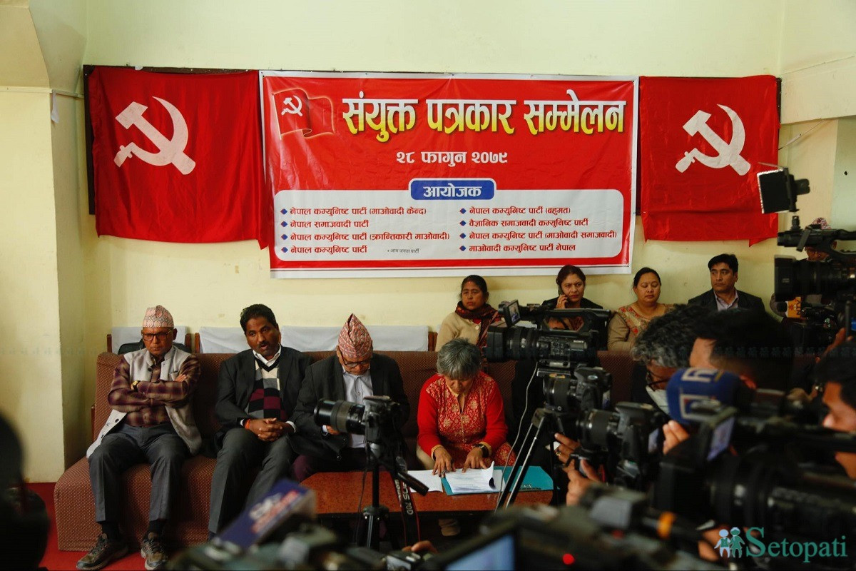 माओवादी धारका पार्टीहरूको आरोप- एमालेका कारण शान्ति प्रक्रिया टुंगोमा पुर्‍याउन ढिलाइ भयो