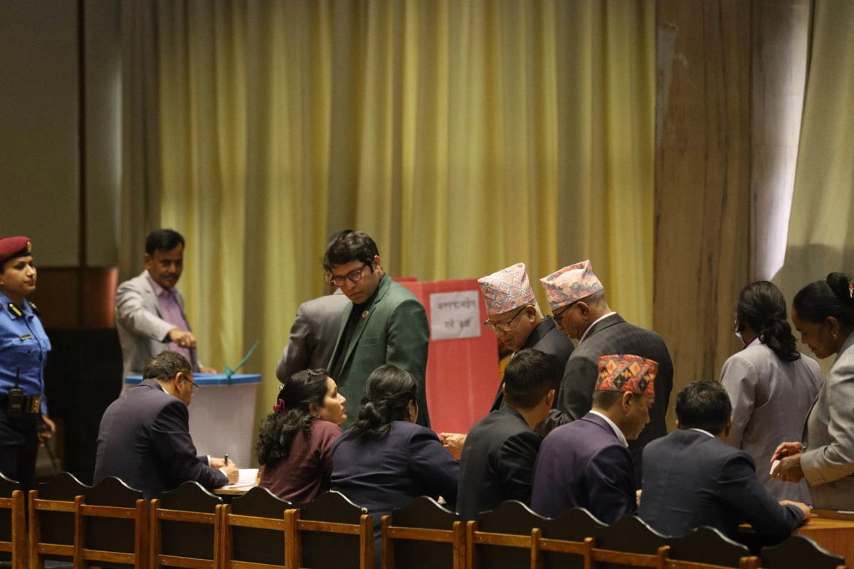 उपराष्ट्रपति निर्वाचन मा२बजेसम्म ७ सय २३ मत खस्यो