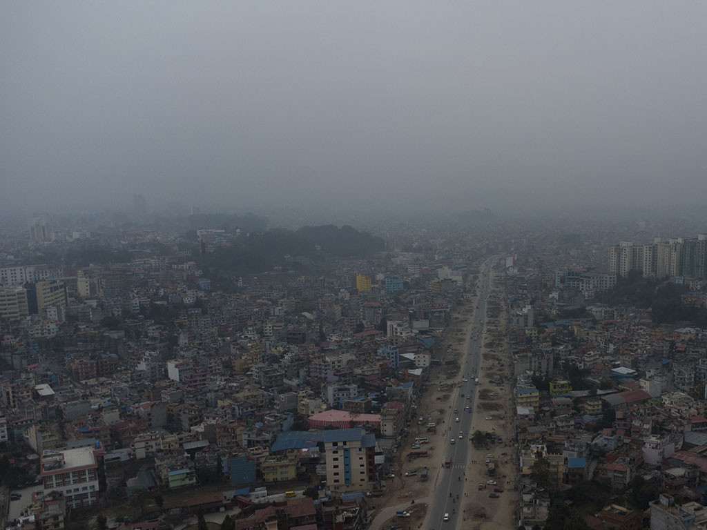काठमाडौँ राजधानी विश्वको प्रदूषित सहर