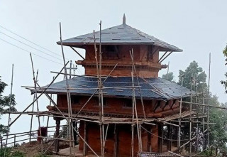 मन्दिरका पुन निर्माण अन्तिम चरणमा पुग्यो : चितवनको इच्छाकामना गाउँपालिका-५ मा!!