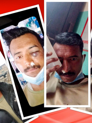 इन्स्पेक्टरले हवल्दारलाई मरणासन्न हुने गरी कुटपिट!!!!