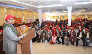 भ्रष्टचारविरुद्ध यो ट्रेलर मात्र हो, सिंगो फिल्म हेर्न बाँकी छ : प्रधानमन्त्री प्रचण्ड