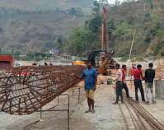 कालिगण्डकी नदीमा सेतिबेनी पुल निर्माण  सम्झौता भएको २ वर्षपछि सुरु !!!!