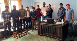 जिल्लामा भाडादर समायोजन  गर्ने वाइसियल नेपाल  गोरखाले बुझायो ज्ञापन पत्र