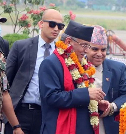 प्रधानमन्त्री दाहाल भारत भ्रमणमा जाने समय तोकियो