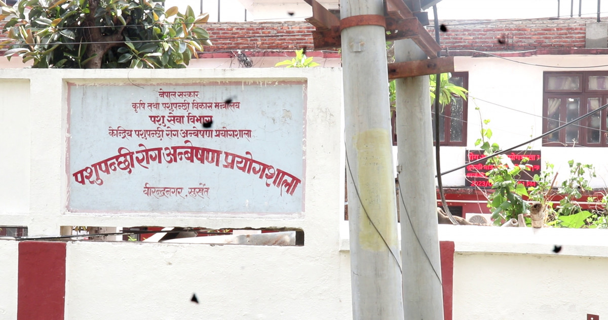 सुर्खेतको पशुपन्छी रोग अन्वेषण प्रयोगशाला बन्द