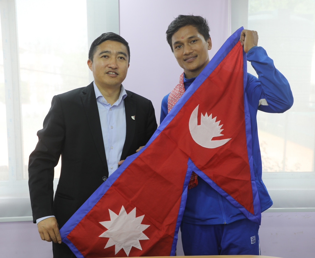 चीनको हाङझावमा हुने १९ औं एसियाली खेलकुदका लागि दीपक बेल्जियम जाने