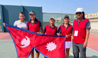 नेपाल महिला टेनिसमा नेपालको शानदार जित  सुरुआत