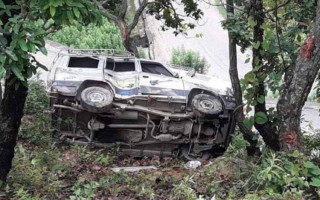 नवलपुरमा जीप दुर्घटनामा सात जनाकाे मृत्यु