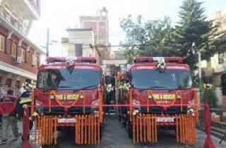 ललितपुर महानगरपालिकाले  दुई वटा दमकल किन्यो