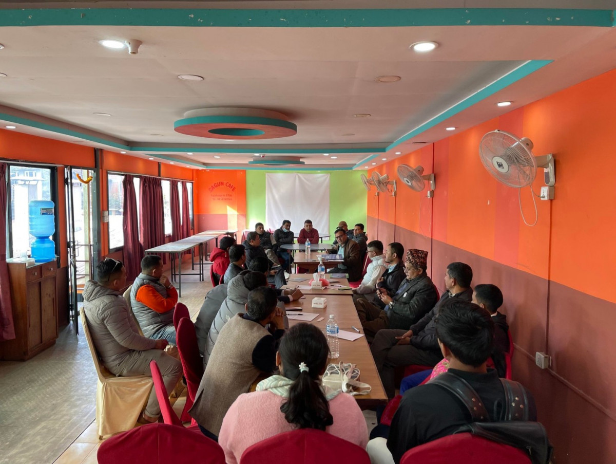 काठमाडाैमा  बारपाक सुलिकोट गाउँपालिकाका युवाहरुले सामाजिक काम गर्ने संस्था स्थापना लागि  युवा  भेला