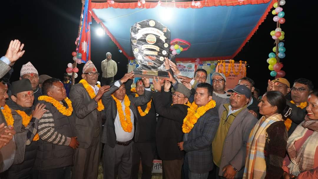 नगरपालिकाको चौथो राष्ट्रपति रनिङशिल्डको उपाधि तारा मावि छेवेटारलाई 