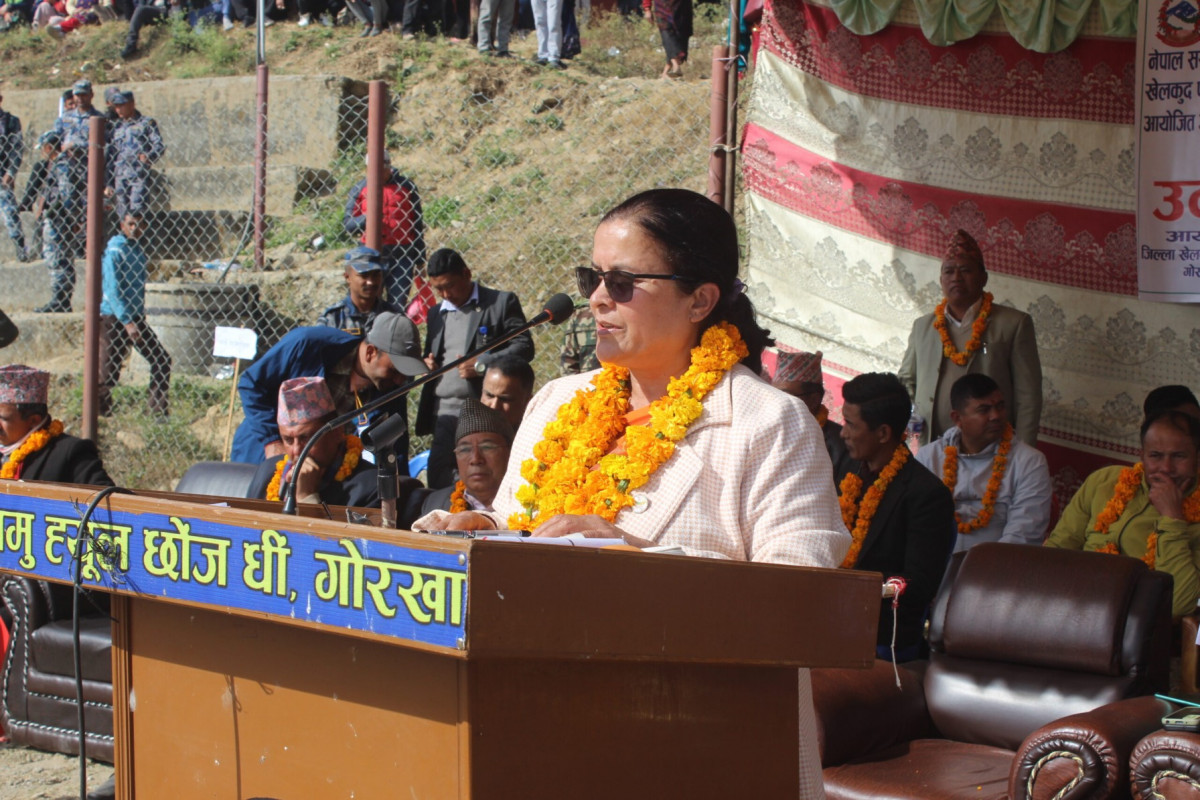 जिल्ला स्तरीय ११ औं राष्ट्रपति रनिङशिल्ड प्रतियोगिता आजदेखि  गोरखाको रङगशालामा सुरु