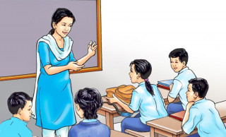 गाउँपालिकामा स्थानीय पाठ्यक्रम तथा पाठ्यसामग्री पूनरावलोकन  कार्यशाला संचालन