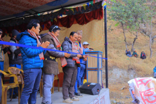 धार्चेको रेसे खोला मेलामा नि-शुल्क प्याराग्लाइडिङ गर्ने  पाउने, पूर्व राज्य मन्त्रीद्वारा  उद्घाटन