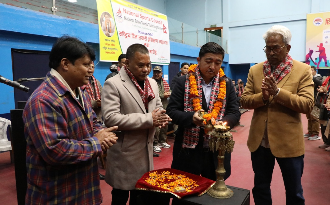 सागलाई लक्षित गरी टेबलटेनिसको प्रशिक्षण आजदेखि
