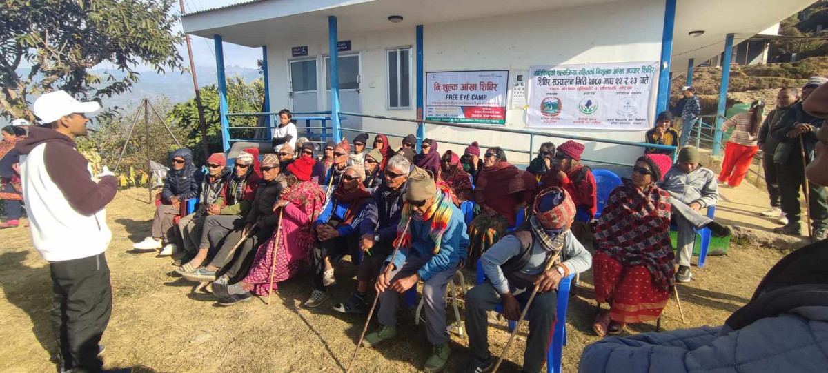 सौरपानीमा दुई दिने आँखा शिविर सम्पन्न, ४४ जनाको मोतीबिन्दु शल्यक्रिया   