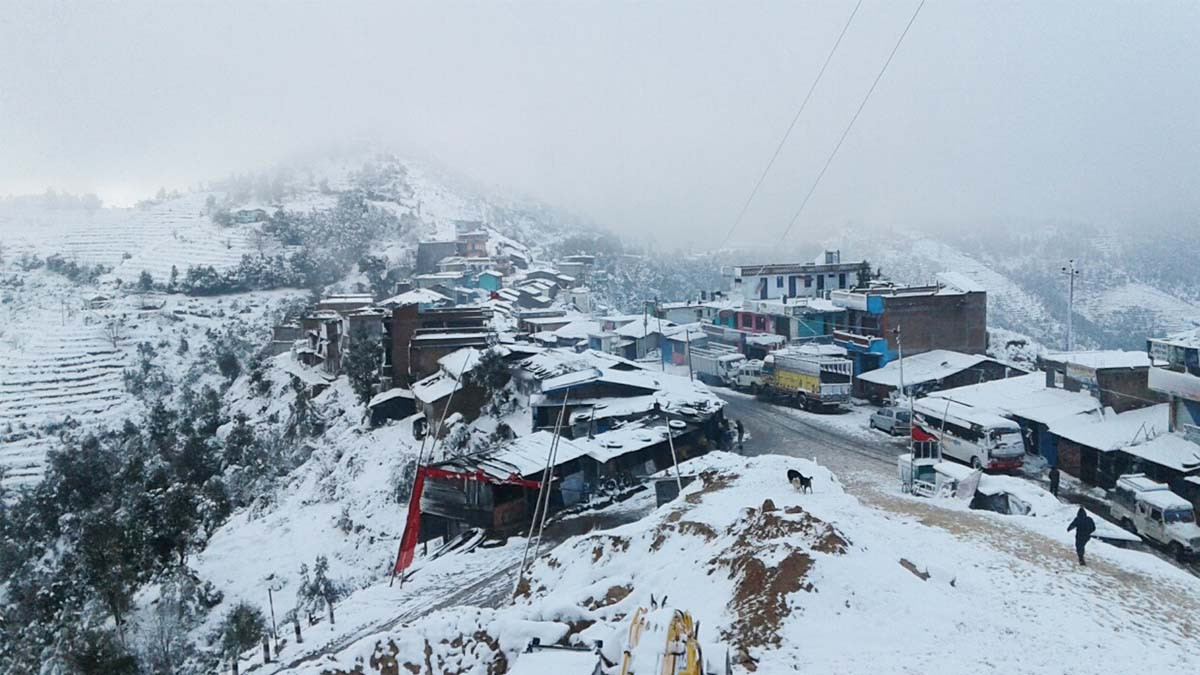 आज केही प्रदेशमा  हल्का हिमपातको सम्भावना