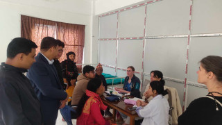 आरुघाट गाउँपालिकामा निःशुल्क स्वास्थ्य शिबिर सुरु