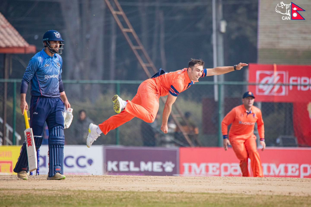 नामिबियाले नेदरल्यान्ड्ससंग २० ओभरमा  ५९ रनले  पराजित