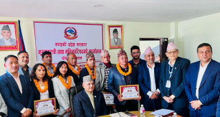 गण्डकी  प्रदेश सरकारद्वारा ओलम्पियनहरुलाई मासिक ५ हजार सहित सम्मान