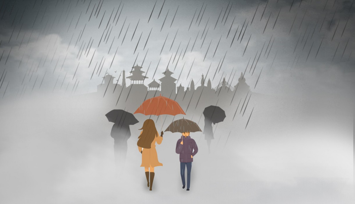 आज काठमाडौँ उपत्यकासहित देशका विभिन्न भागमा वर्षा सम्भावना