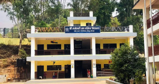 सहिद लखनमा चारकोठे पक्की भवनको  विद्यालय  निर्माण