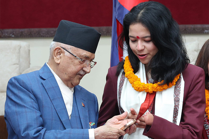  ओलम्पिकमा कांस्य पदक विजेता पलेशालाई सरकारले ६५ लाख दिने  