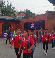 फाइनल खेलमा नेपाली टोलीबाट  पौडेलको स्थानमा लिम्बु खेल्दै 