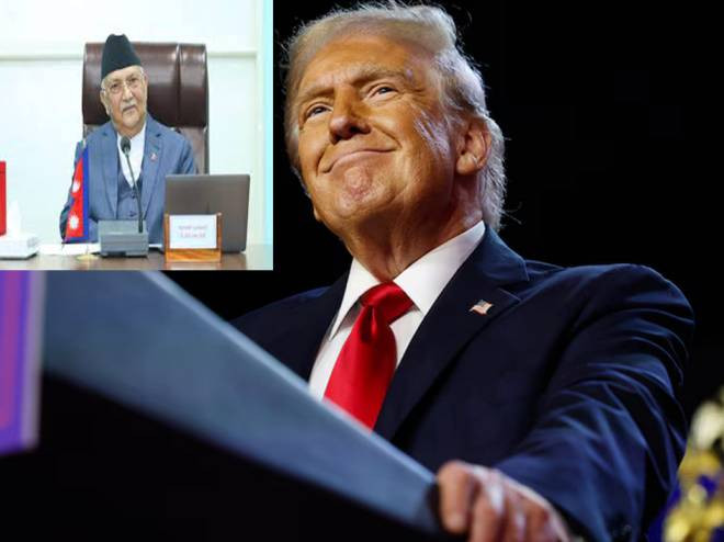 प्रधानमन्त्री ओलीले अमेरिकाका नवनिर्वाचित राष्ट्रपति ट्रम्पलाई बधाई दिए 