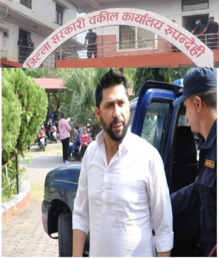 हिजोको बयानलाई निरन्तरता दिन  सभापति लामिछानेलाई जिल्ला रुपन्देही पुराइयो