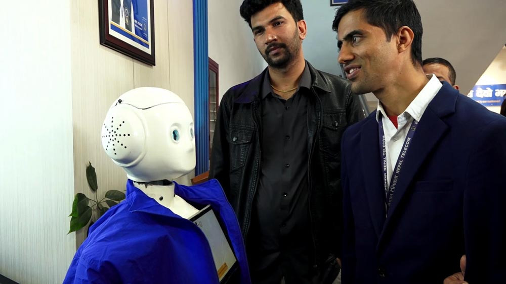 टेलिकमले बलियो भेन्चर कम्पनीले निर्माण गरेको रोबर्टलाई आजदेखि प्रयोग ल्याउन सुरु