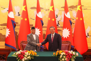 नेपाल र चीनबिच आठ विषयमा सहयोग र सहकार्यसम्बन्धी सहमतिपत्रमा हस्ताक्षर