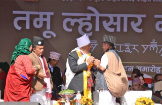 आज तमु ल्होसार टुँडिखेलमा भव्य कार्यक्रम हुदै
