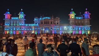 शहीददहरूको सम्झनामा जानकी मन्दिर परिसरमा दीप प्रज्वलन