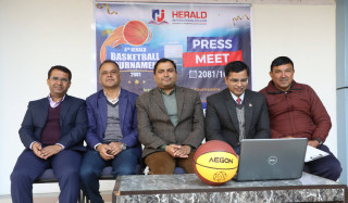 चौथो हेराल्ड कप बास्केटबल प्रतियोगिता भोलिदेखि सुरु 