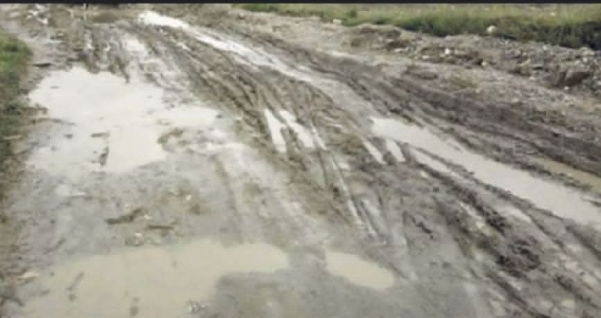वर्षाका कारण भक्तपुरको साँगा हुँदै काभ्रेपलाञ्चोकतर्फ जाने सडकमा  सवारी साधन चल्न सकेना