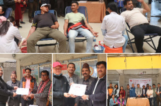 सिरानचोक–काठमाडौं सम्पर्क समन्वय समितिको बृहत् रक्तदान कार्यक्रम सम्पन्न