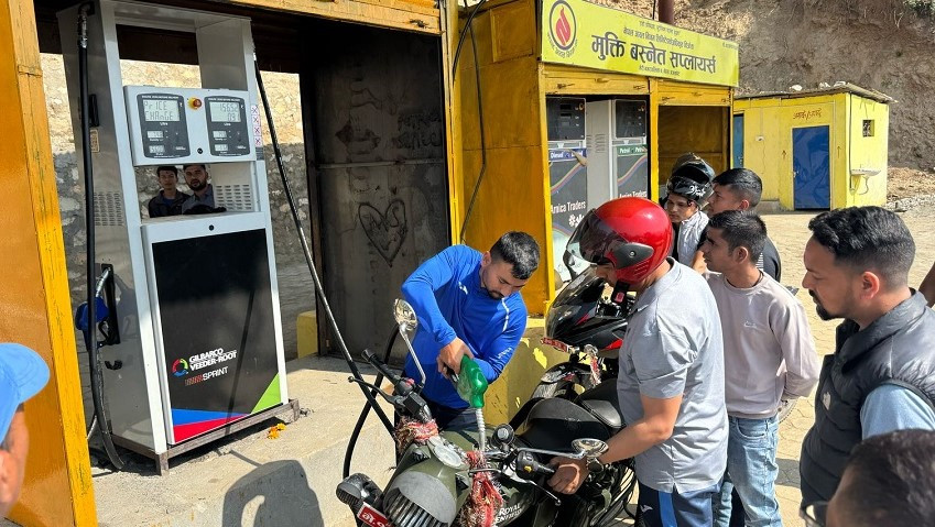 जाजरकोटको बोहोरा गाउँमा पहिलो पटक पेट्रोल पम्प सञ्चालन