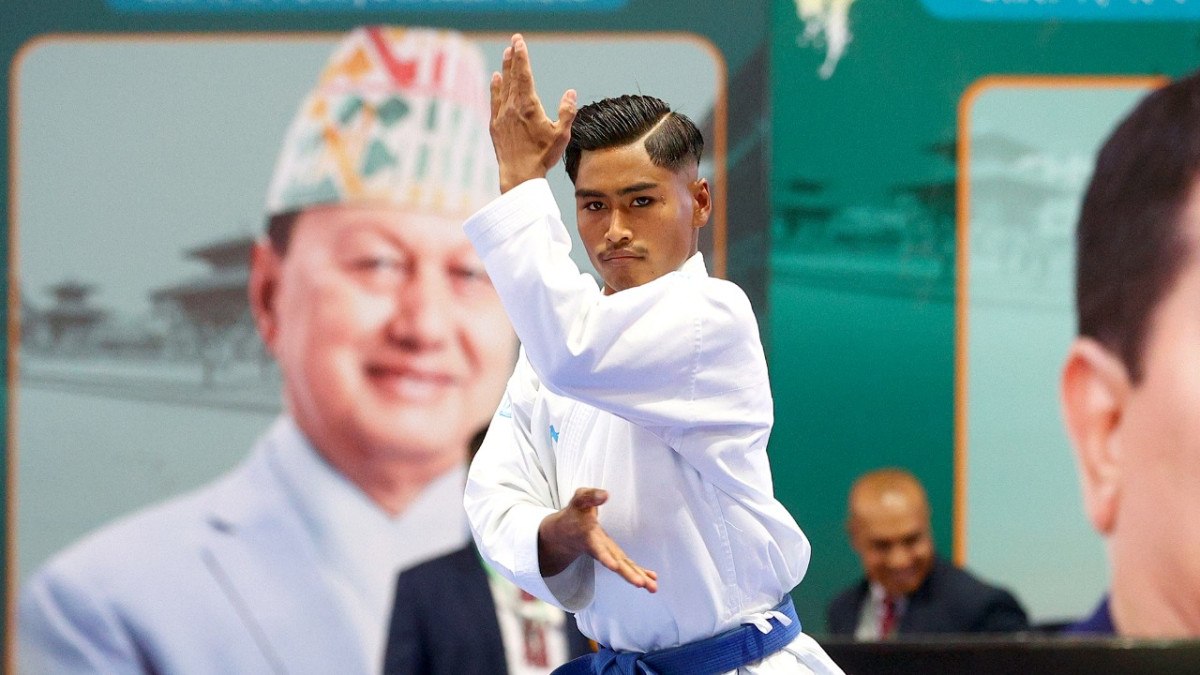 प्रथम शेर बहादुर देउवा कप राष्ट्रिय कराते प्रतियोगिताको पहिलो दिन पुलिसलाई ३ स्वर्ण