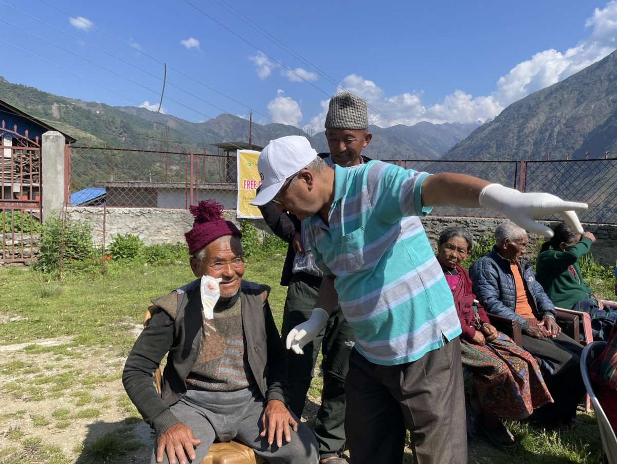 ८८ वर्षीय रामबहादुर गुरुङले एक दशकपछि संसार देखे