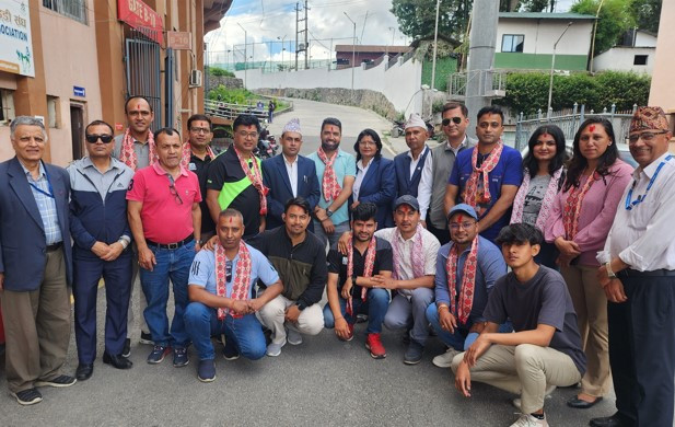 एनएसजेएफलाई राखेप कर्मचारी संघको स्वागत