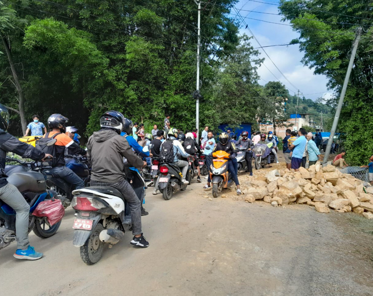 बनेपा–भक्तपुर सडकखण्ड पुनः अवरुद्ध