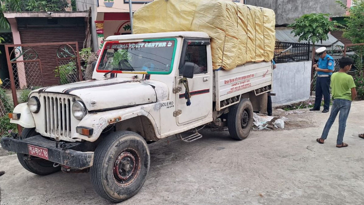 लमहीमा  गाडीले किचेर २१ वर्षीय बानियाँको मृत्यु