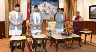 नविनयुक्ती प्रधानमन्त्री  कार्कीले आज पदभार ग्रहरण, आजै मन्त्रीहरु नियुक्ती गर्ने तयारी