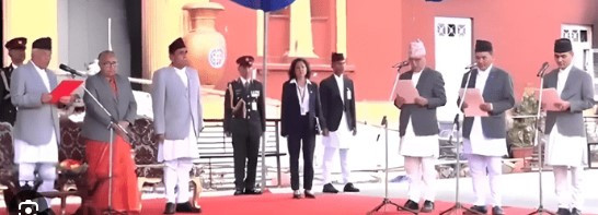 नवनियुक्त तिन मन्त्रीले पद तथा गोपनीयताको सपथ लिए