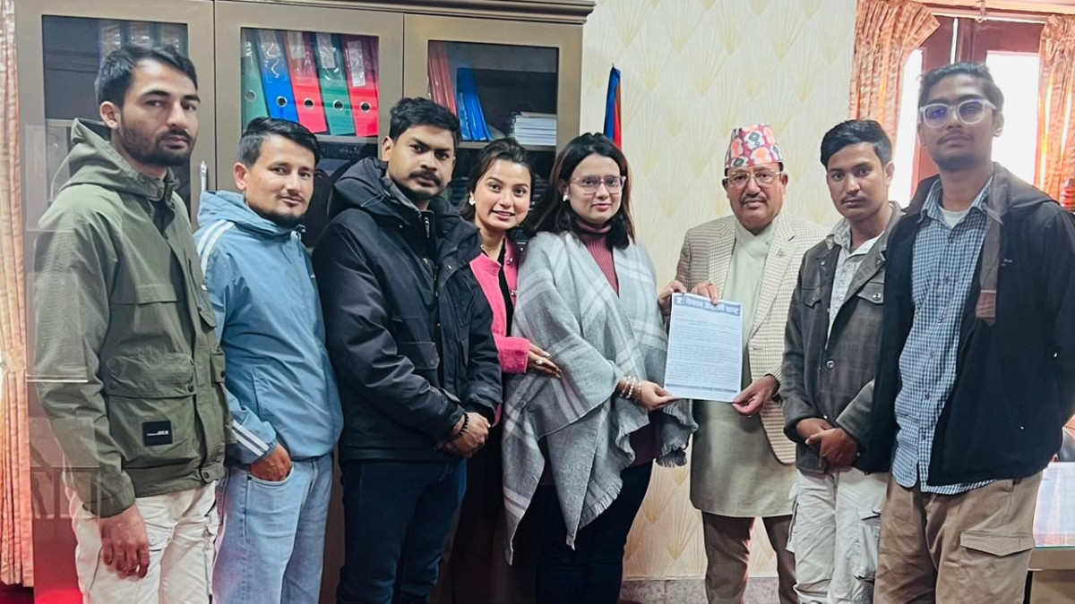 नेपाल जेनजी फ्रन्टद्वारा विदेशीमतदाता सुनिश्चिततासहितका माग निर्वाचन आयोगलाई बुझाए