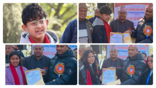 बारपाक सुलिकोटका एसईई टपर विद्यार्थी सम्मानित