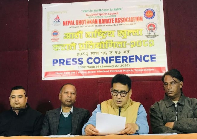 शुक्रबारदेखि आठौं राष्ट्रिय खुला कराते प्रतियोगिता
