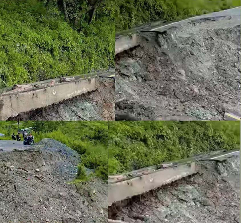 भारी वर्षाले गोरखाको पन्दुङ सडक बगायो, स्थानीय बासिन्दा आवतजावतबाट पूर्ण रूपमा प्रभावित